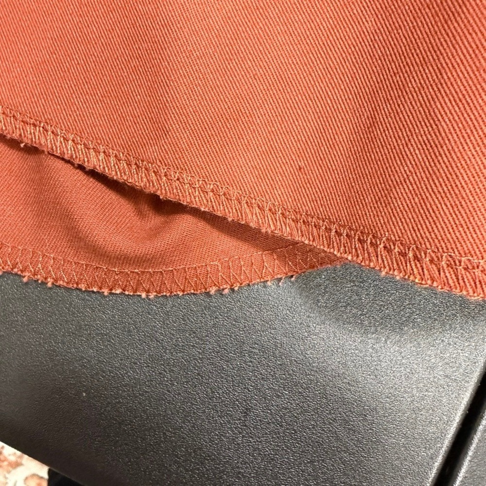 Wrangler Mens 3X Big Western Snap Western Shirt Rust Orange Cotton Twill MS1037E - Picture 7 of 16